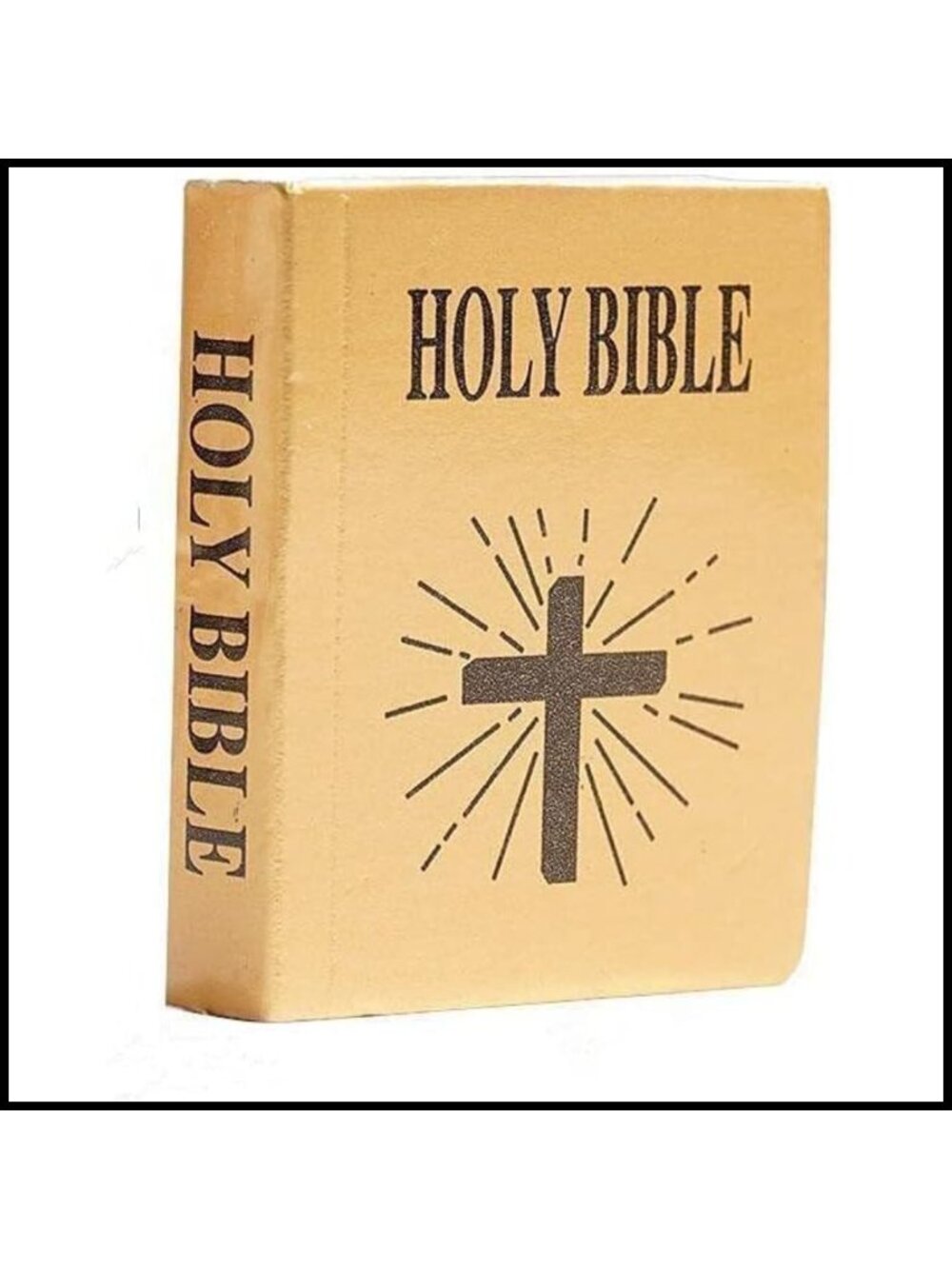 1:12 Scale Miniature Bible Dollhouse Book Paper Bookshelf Decor